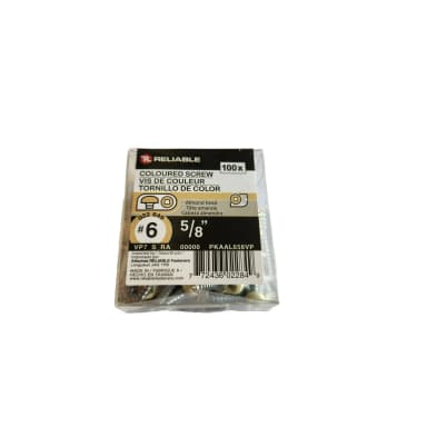 Box of beige 5/8 inch soffit screws